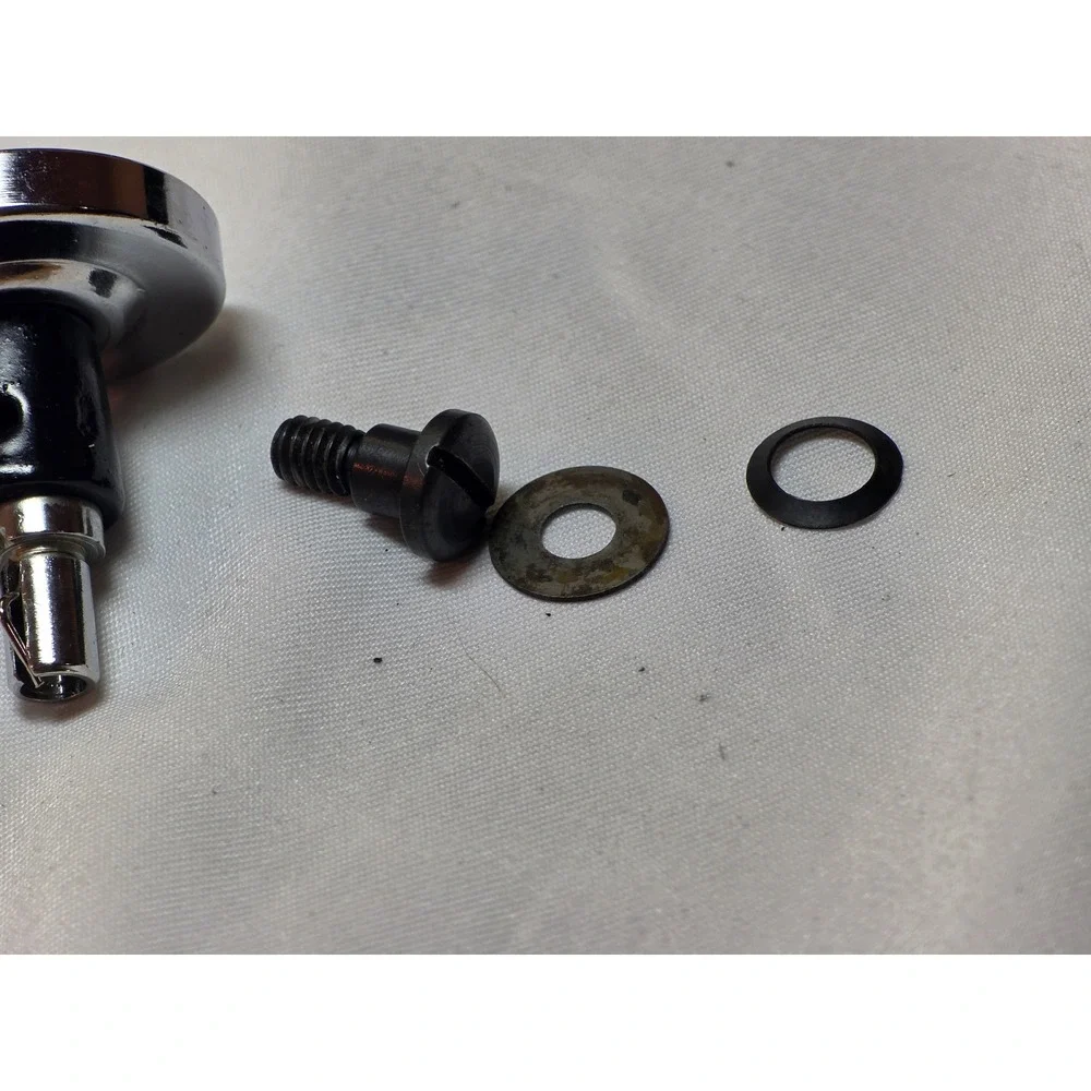 Singer Sewing Machine Bobbin Winder Assembly 45929 Chrome Black Vintage Part